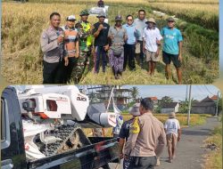 Penguatan Ketahanan Pangan, Polsek Blahbatuh Atensi Distribusi Hasil Panen Subak Pejeng