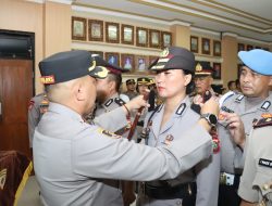 Upacara Serah Terima Jabatan di Lingkungan Polres Gianyar Berlangsung Khidmat