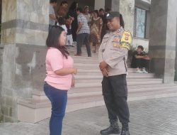 Berikan Rasa Aman, Polsek Gianyar Amankan Ibadah di Gereja Pantekosta