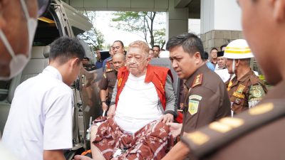 Penahanan Tersangka Dugaan Korupsi Pengadaan Tanah Jalan Tol Betung – Tempino Jambi