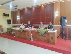 Rapat Koordinasi Pengamanan Hari Raya Nyepi Tahun Caka 1947 di Kecamatan Gianyar