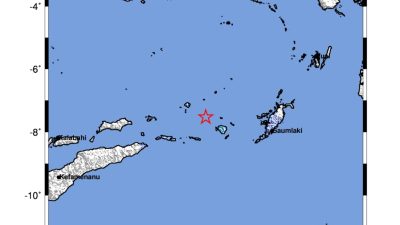 Gempa Bumi Tekonik M5,4 di Laut Banda, Maluku, tidak Berpotensi Tsunami
