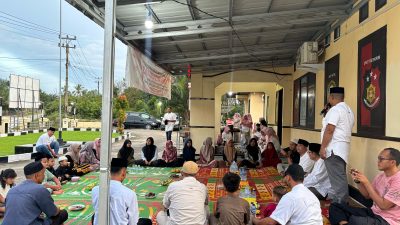 Polsek Pangean Buka Puasa Bersama dan Santunan Anak Yatim Dalam Rangka Ops Tertib Ramadhan LK 2025