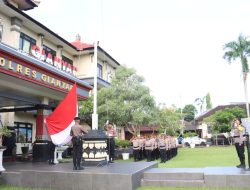Upacara Bendera Hari Kesadaran Nasional Dan Pelepasan PNPP Polres Gianyar Masa Purna Bhakti Berlangsung Khidmat