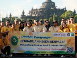 Kejar WBBM, PN Denpasar Kampanyekan Kemudahan Layanan