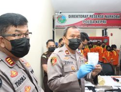 Ditresnarkoba Polda Kepri Musnahkan Barang Bukti Sabu, Ekstasi, dan Ganja Periode Februari dan Maret 2025