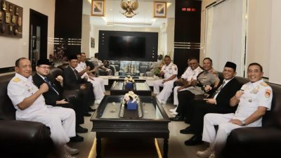 Irjen Pol. Asep Syafrudin Kapolda Kepri Hadiri Sertijab Pang koarmada I dan II, Perkuat Sinergitas Keamanan Laut