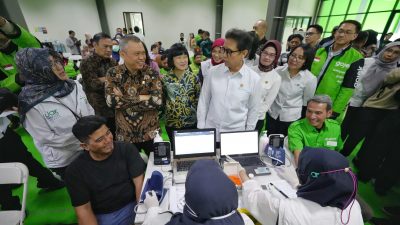 Menhub Dudy Dukung Kemenkes Lakukan Cek Kesehatan Gratis kepada Pengemudi Transportasi Online