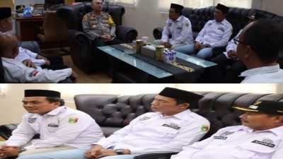 Ketua DPC Apdesi Mirza YB dan Jajarannya Audiensi Bersama Kapolres Tanggamus AKBP Rivandi