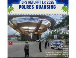 Personel Pos Yan Ketupat Lancang Kuning 2025 Laksanakan Pengaturan Lalu Lintas di Tugu Cerano Antisipasi Pelanggaran dan Laka Lantas