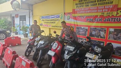 Polres Metro Tangerang Kota Terima Titipan Kendaraan untuk Mudik Lebaran
