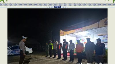 Pengamanan Pos PAM Lebaran di Desa Kasang Dalam Rangka Operasi Ketupat Lancang Kuning 2025
