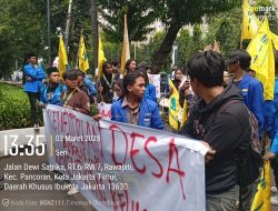 Pengurus Besar Pergerakan Mahasiswa Islam Indonesia Adakan Aksi dan Konferensi Pres