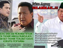 Munculnya Nama Boy Thohir di Kasus Korupsi Pertamina, Publik Desak Presiden Prabowo Non-aktifkan Menteri BUMN Erick Thohir