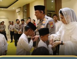 Kapolres Pelabuhan Tanjung Priok Bahagiakan Anak Yatim Piatu