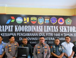 Jalin Sinergitas, Danlantamal I Hadiri Rapat Koordinasi Lintas Sektoral di Polda Sumut