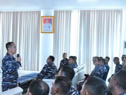 Prajurit dan ASN Lantamal I Ikuti Exit Briefing Pangkoarmada I