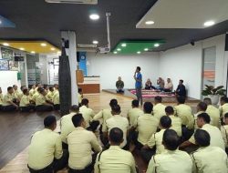 Sosialisasi Kesiapan Satpam Menjelang Hari Libur Lebaran di BRI BO Tangerang Ahmad Yani