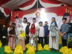 DPC partai gerindra”jakarta utara,mengadakan santunan anak yatim dan duafa.