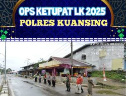 Personel Pos Yan Ketupat Lancang Kuning 2025 Kasang Laksanakan Pengaturan Lalu Lintas Antisipasi Pelanggaran dan Kecelakaan