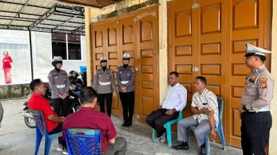 Sat Lantas Polres Kuansing Laksanakan Minggu Kasih di Gereja HKBP Kecamatan Kuantan Tengah
