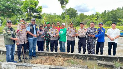 Polres Bengkalis Tanam Pohon, Dukung Program Kapolda Riau Peduli Lingkungan