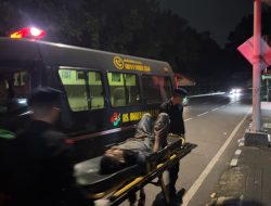 Subuh Dikontak Masyarakat, RSBBrimob Tanggulangi Kecelakaan Lalin