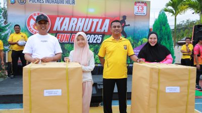 Karhutla Run Fun 2025 Polres Inhil Berlangsung Semarak