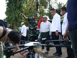 Kaskoops Udara II Hadiri Panen Raya Padi Serentak di Bone