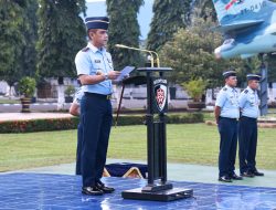 Panglima Komando Operasi Udara II Pimpin Apel Khusus Hari Raya Idul Fitri 1446 H/2025 M