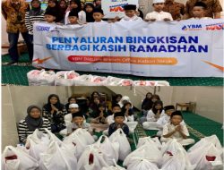 BRI Kantor Cabang Kebon Jeruk bagikan Paket Sembako Kepada Anak Yatim Panti Asuhan Al Hadist, Anak Santri Dan Pengurus Majlis Taklim