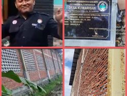 Pembangunan Gedung Serbaguna Desa Kewarisan Dipertanyakan Publik