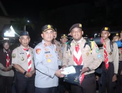 AKBP Farouk Lepas Kontingen Inhil Jambore Karhutla Provinsi Riau