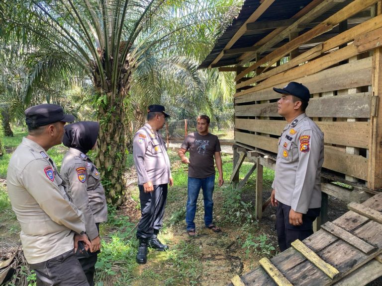Sat Binmas Polres Kuansing Lakukan Pengecekan dan Penilaian Lomba Perkarangan Bergizi Dukung Program ASTA CITA Presiden RI