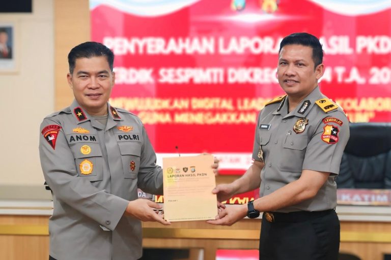 Polda Kepri Terima Naskah PKDN Serdik Sespimti Dikreg Ke-34 Gelombang I T.A 2025