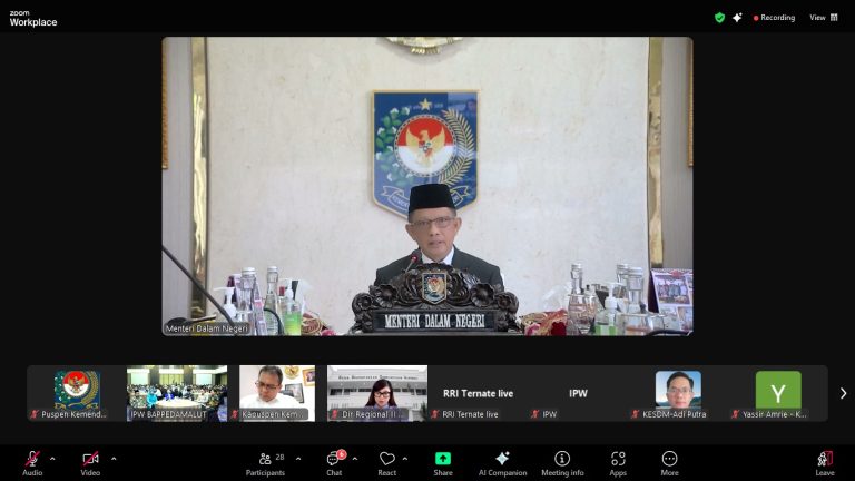 Mendagri Minta Pemda di Maluku Utara Hidupkan Sektor Swasta untuk Tingkatkan PAD