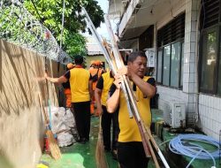 Wujudkan Lingkungan Kerja Sehat, Polsek Pademangan Gelar Apel Olahraga dan Kurve
