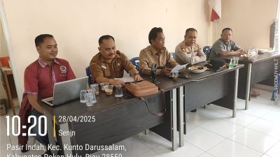 Kapolsek Kunto Darussalam Tekankan Kolaborasi Wujudkan Swasembada Pangan dan Harkamtibmas Kondisif