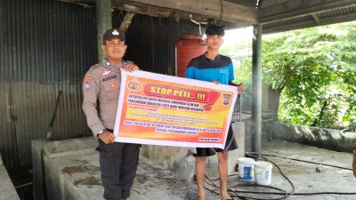 Polsek Benai Gencar Sosialisasikan Larangan PETI, Ajak Warga Tebing Tinggi Jaga Alam Demi Generasi Mendatang