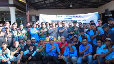 Kapolres Inhil AKBP Farouk Oktora Memimpin Apel dan Baksos Dalam Rangka Memperingati Hari Buruh Internasional “May Day” 2025