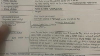 Pergoki Pesta Narkoba, Wartawan Dikeroyok di Bekasi