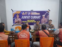 Sat Lantas Polres Kuansing Gelar “Jumat Curhat” Bersama Petugas Dinas Kebersihan