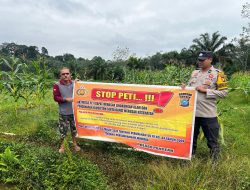 Polsek Pangean Laksanakan Penyuluhan Maklumat Kapolres Kuansing Terkait Larangan Peti
