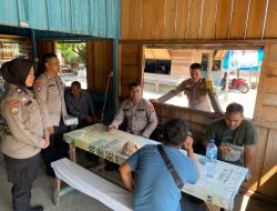 Sat Binmas Polres Kuansing Berihimbauan OPS Pekat di Kecamatan Kuantan Tengah