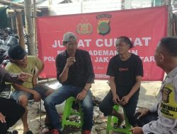 Polsek Pademangan Gelar Jumat Curhat, Warga Dihimbau Waspada Curanmor dan Bahaya Narkoba