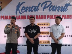 Kenal Pamit Waka Polsek, Kanit Reskrim dan Panit Reskrim Polsek Pademangan