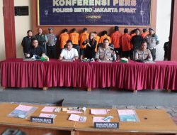 Sembilan Preman Parkir Meresahkan Diamankan Polres Metro Jakpus, Paksa Pengendara Bayar Parkir Bayar Puluhan Ribu