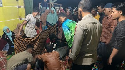 Polsek Cerenti Lakukan Evakuasi dan Penyelidikan Penemuan Mayat di Kebun Sawit Desa Lebuh Lurus