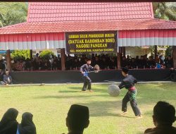 Polsek Pangean Hadiri Acara Ziara Imanat Pergelaran Silat Pangean di Laman Silat Pendekar Malin