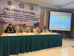 Dirpamobvit Korsabhara Baharkam Polri Buka Wasdal Sistem Manajemen Pembangunan Obvitnas di PT Smelting